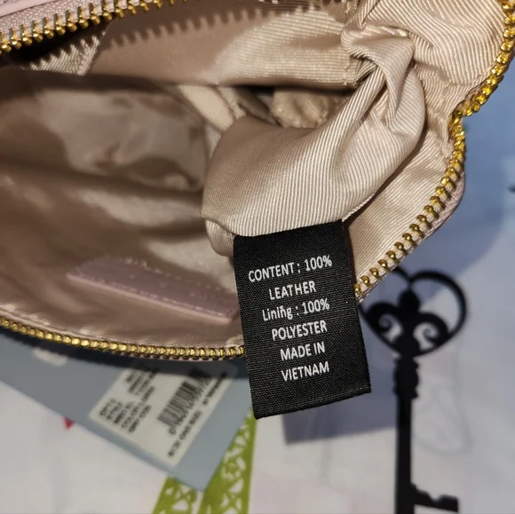 Antonio Melani Lavender Pebble Leather Clutch 8"W × 6"D NWT - Picture 8 of 12